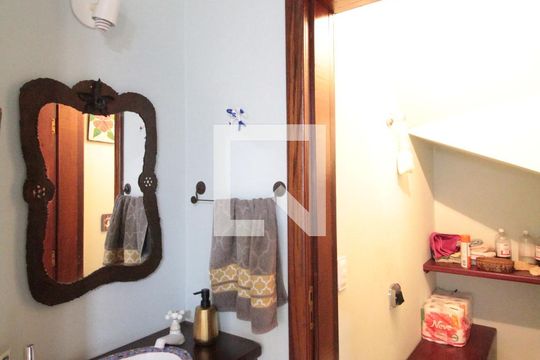 Casa 1 - Lavabo de casa à venda com 3 quartos, 304m² em Garças, Belo Horizonte