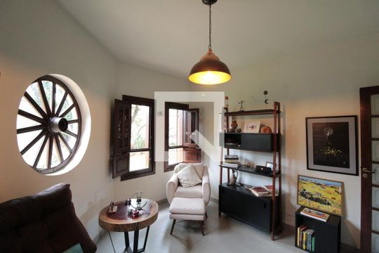 Casa 1 - Sala de Estar 2 de casa à venda com 3 quartos, 304m² em Garças, Belo Horizonte
