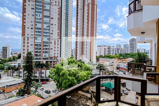 Varanda da Sala de apartamento à venda com 3 quartos, 132m² em Vila Regente Feijó, São Paulo