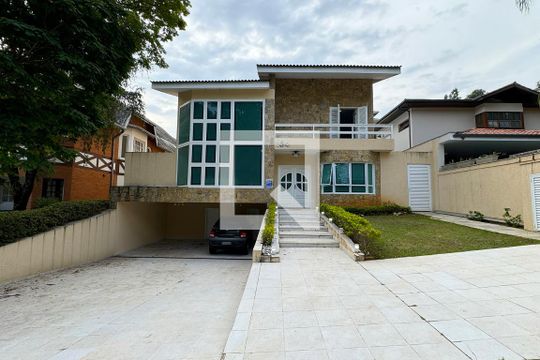 Fachada de casa de condomínio à venda com 4 quartos, 600m² em Residencial Zero (tambore), Santana de Parnaíba
