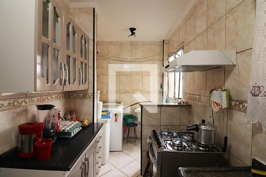 Cozinha  de apartamento à venda com 2 quartos, 70m² em Demarchi, São Bernardo do Campo