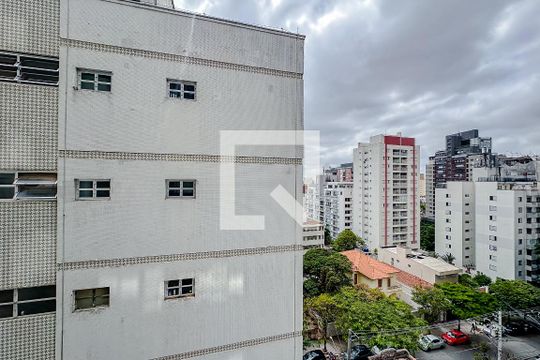 Vista da Varanda da Sala de kitnet/studio para alugar com 1 quarto, 32m² em Vila Mariana, São Paulo
