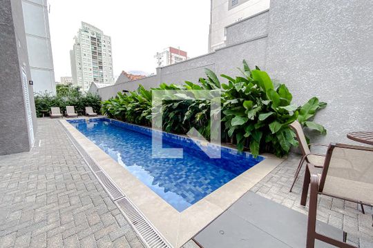 Área comum - Piscina de kitnet/studio para alugar com 1 quarto, 32m² em Vila Mariana, São Paulo
