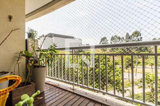 Varanda de apartamento à venda com 3 quartos, 105m² em Tamboré, Santana de Parnaíba