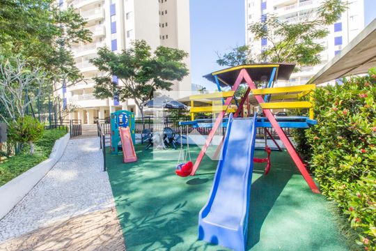 Área comum - Playground de apartamento à venda com 3 quartos, 105m² em Tamboré, Santana de Parnaíba