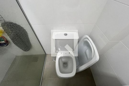 Banheiro da Suíte de apartamento à venda com 3 quartos, 110m² em Centro, São Leopoldo