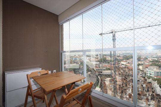 Varanda de kitnet/studio para alugar com 1 quarto, 33m² em Vila Prudente, São Paulo