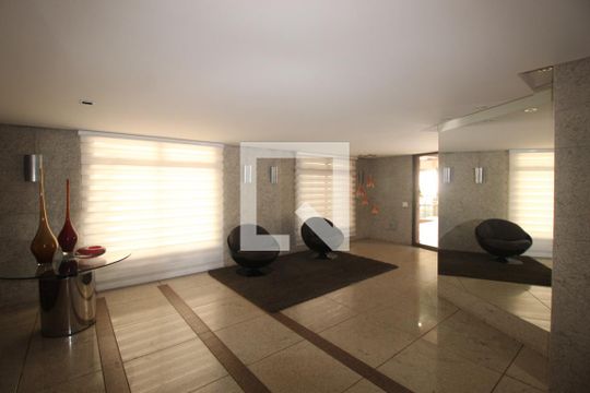 Hall social  de apartamento à venda com 4 quartos, 276m² em Funcionários, Belo Horizonte