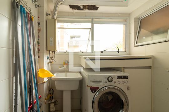 Área de Serviço de apartamento à venda com 4 quartos, 182m² em Paraíso do Morumbi, São Paulo