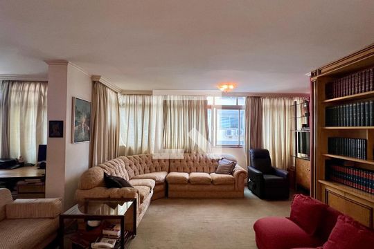 Sala de apartamento à venda com 3 quartos, 180m² em Jardim Paulista, São Paulo