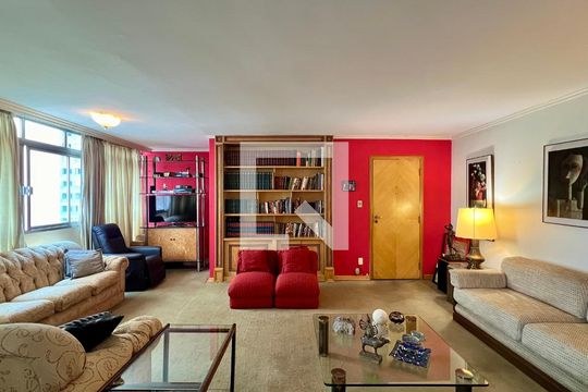 Sala de apartamento à venda com 3 quartos, 180m² em Jardim Paulista, São Paulo
