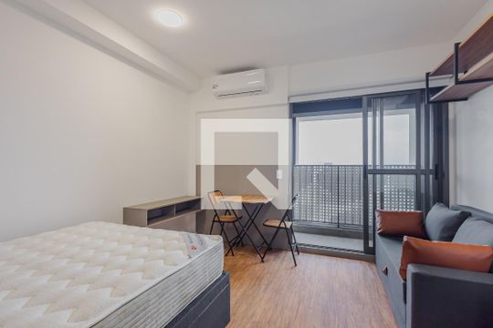 Studio de kitnet/studio para alugar com 1 quarto, 27m² em Cerqueira César, São Paulo