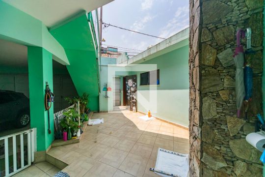 Vista da Sala de casa à venda com 5 quartos, 285m² em Vila Curuçá, Santo André