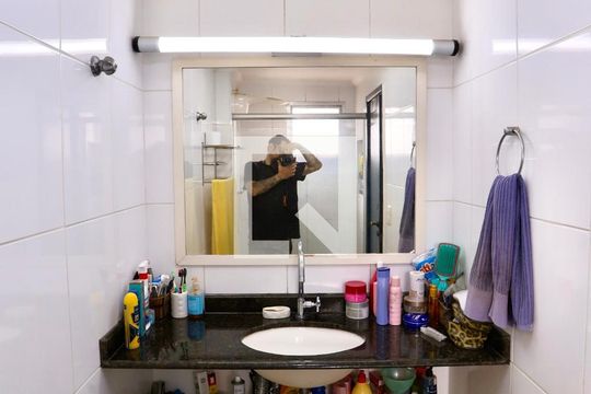 Banheiro do Quarto 1 de apartamento à venda com 3 quartos, 98m² em Belenzinho, São Paulo