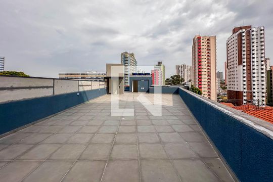 Área Comum - Cobertura de kitnet/studio à venda com 1 quarto, 30m² em Vila Bastos, Santo André