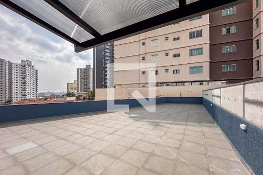 Área Comum - Cobertura de kitnet/studio à venda com 1 quarto, 30m² em Vila Bastos, Santo André