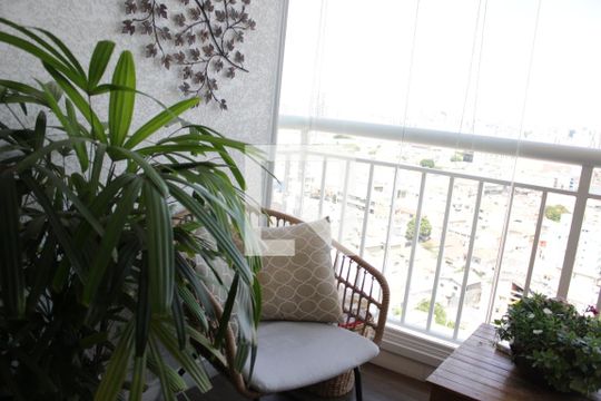 Varanda de apartamento à venda com 2 quartos, 57m² em Belenzinho, São Paulo