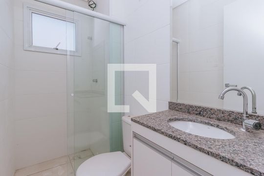 Banheiro Social de apartamento para alugar com 2 quartos, 52m² em Colinas do Paratehy, São José dos Campos