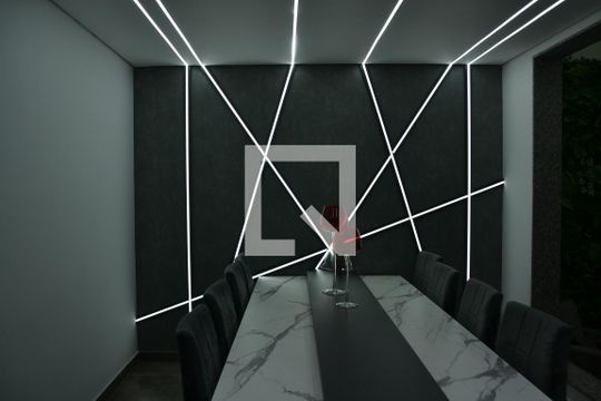 Sala de casa para alugar com 4 quartos, 435m² em Santa Maria, São Caetano do Sul