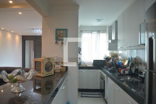 Cozinha de apartamento à venda com 2 quartos, 180m² em Campestre, Santo André