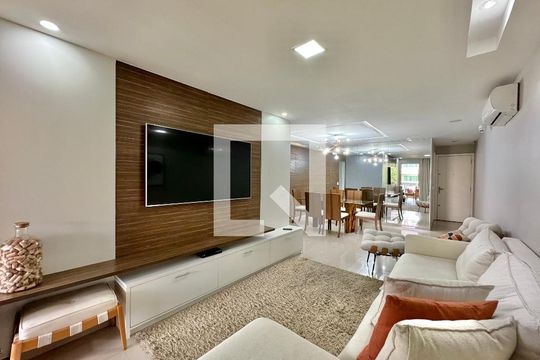 Sala de apartamento à venda com 3 quartos, 140m² em Recreio dos Bandeirantes, Rio de Janeiro