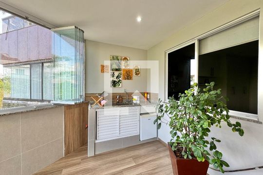Varanda de apartamento à venda com 3 quartos, 140m² em Recreio dos Bandeirantes, Rio de Janeiro