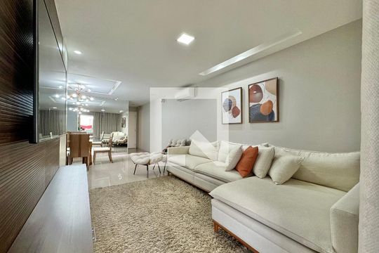 Sala de apartamento à venda com 3 quartos, 140m² em Recreio dos Bandeirantes, Rio de Janeiro