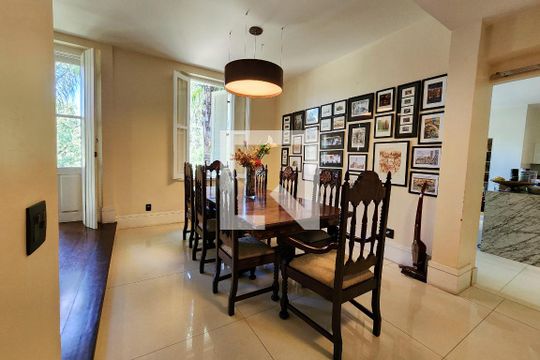 Sala de Jantar de casa à venda com 6 quartos, 600m² em Botafogo, Rio de Janeiro