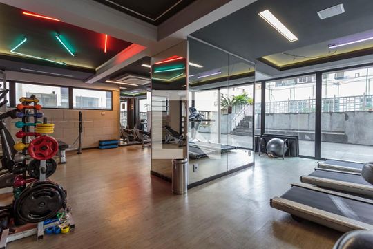 Área comum de apartamento para alugar com 1 quarto, 55m² em Vila Olímpia, São Paulo