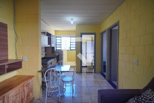 Sala de apartamento à venda com 2 quartos, 52m² em Canudos, Novo Hamburgo
