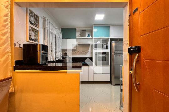 Cozinha de apartamento à venda com 4 quartos, 140m² em Vila Metalúrgica, Santo André