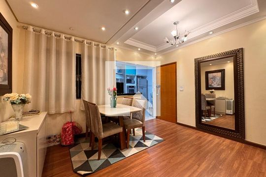 Sala de apartamento à venda com 4 quartos, 140m² em Vila Metalúrgica, Santo André