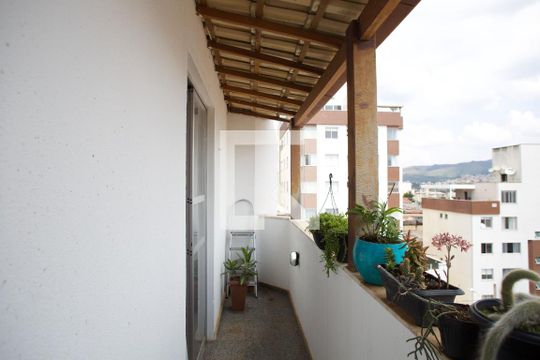 Varanda da Sala de apartamento à venda com 2 quartos, 120m² em Sagrada Família, Belo Horizonte
