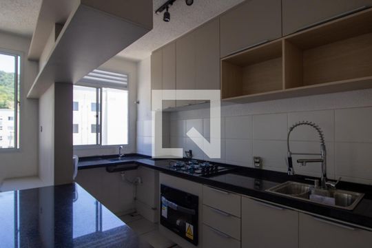 Cozinha e Área de Serviço de apartamento para alugar com 2 quartos, 43m² em Vargem Grande, Rio de Janeiro
