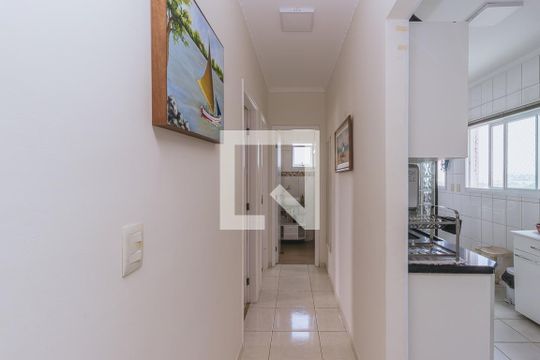 Corredor de apartamento para alugar com 2 quartos, 55m² em Vila Ema, São José dos Campos