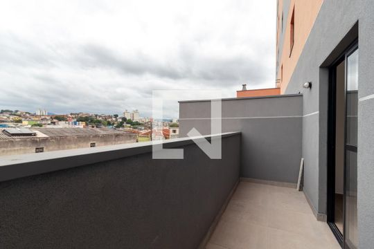 Varanda do Quarto de apartamento para alugar com 1 quarto, 31m² em Parque Peruche, São Paulo