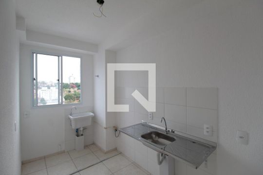 Cozinha e Área de Serviço de apartamento à venda com 2 quartos, 52m² em Jardim Guanabara, Belo Horizonte
