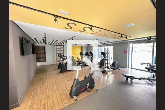 Área comum - Academia de kitnet/studio para alugar com 1 quarto, 24m² em Pompeia, São Paulo