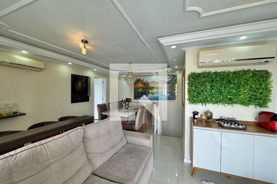 Sala de apartamento à venda com 3 quartos, 165m² em Recreio dos Bandeirantes, Rio de Janeiro