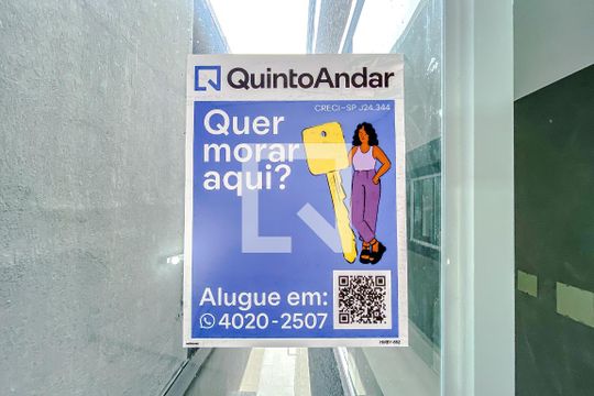 Placa de apartamento para alugar com 1 quarto, 28m² em Mooca, São Paulo