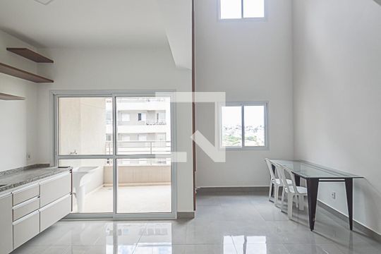 Sala/Cozinha de kitnet/studio à venda com 1 quarto, 63m² em Jardim do Mar, São Bernardo do Campo