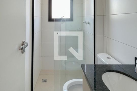 Banheiro Social de apartamento para alugar com 2 quartos, 55m² em Jardim do Mar, São Bernardo do Campo
