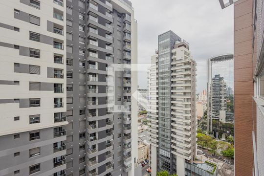 Vista da Varanda de apartamento para alugar com 1 quarto, 41m² em Pinheiros, São Paulo