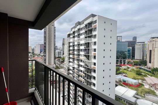 Sacada de kitnet/studio para alugar com 1 quarto, 27m² em Pinheiros, São Paulo