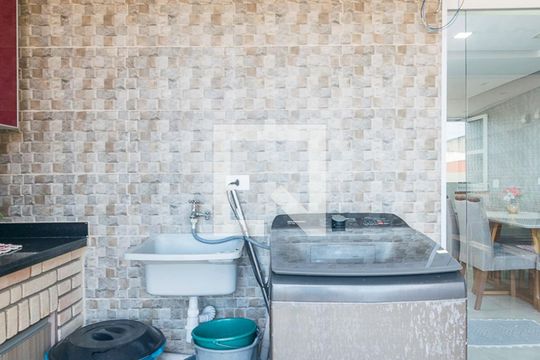 Área de Serviço de apartamento à venda com 2 quartos, 74m² em Jardim Las Vegas, Santo André