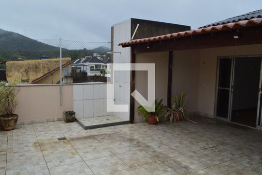 Terraço de casa de condomínio à venda com 4 quartos, 220m² em Taquara, Rio de Janeiro