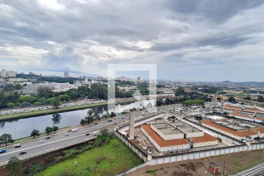 Vista da Sala de apartamento à venda com 2 quartos, 70m² em Vila Leopoldina, São Paulo