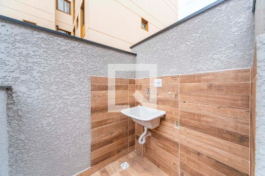 Área de Serviço de apartamento à venda com 2 quartos, 92m² em Jardim Bela Vista, Santo André