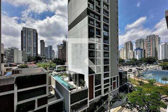 Vista de kitnet/studio à venda com 0 quarto, 26m² em Jardim das Acacias, São Paulo