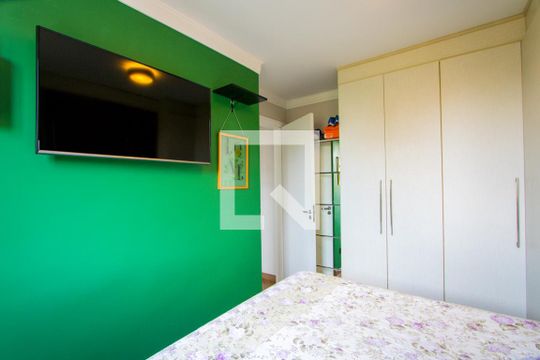 Quarto 1 de apartamento à venda com 2 quartos, 47m² em Parque São Vicente, Mauá